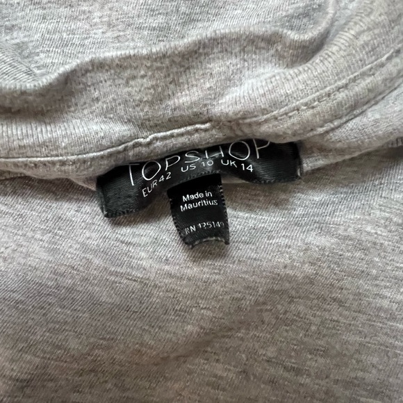 Grey Topshop Tee - Picture 2 of 3